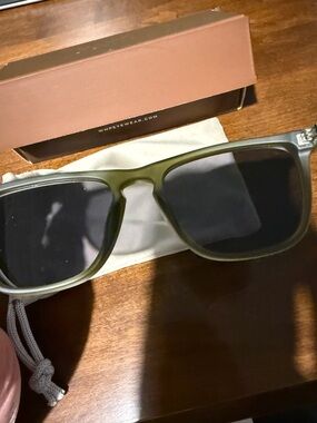 WMP Eyewear Green Matte Sunglasses - new - polarized - Wesley